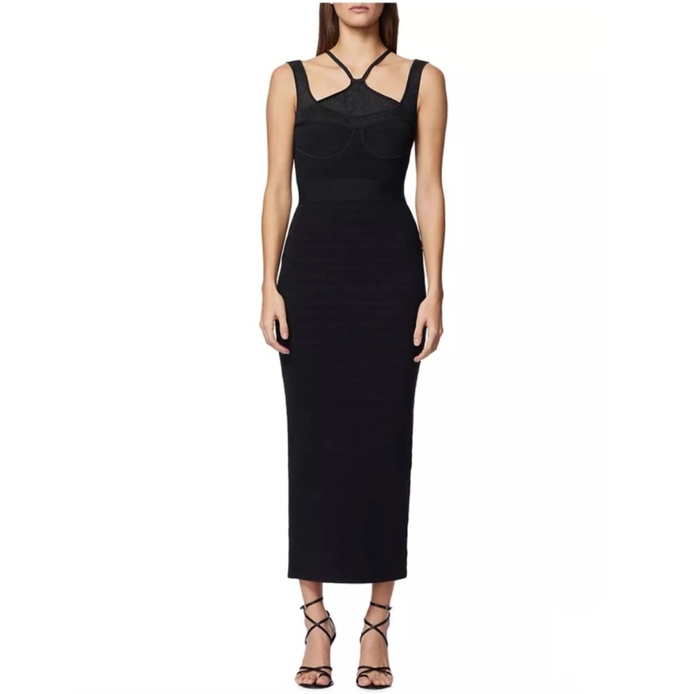 Herve Leger bandage midi dress